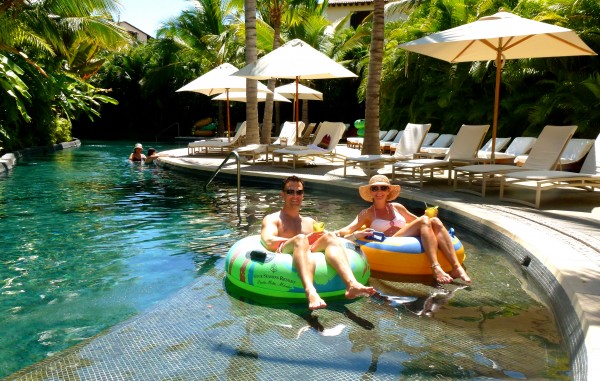 p1000429 Enjoying the lazy river at Four Seasons Punta Mita