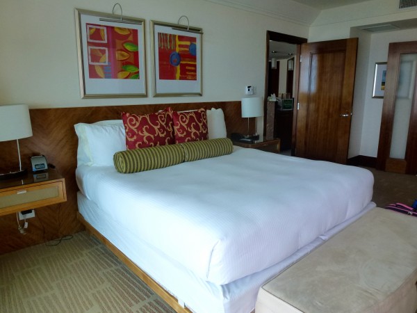 p1000533 Master bedroom in Oceanview Suite at The Reef Atlantis