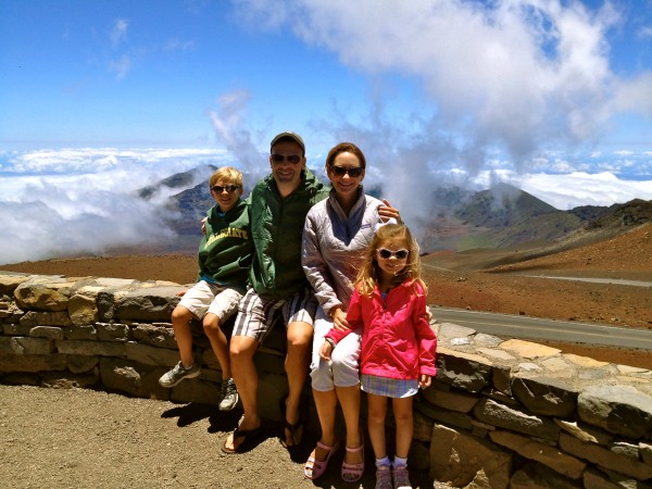 At the top of Haleakala Scenes from Hawaii