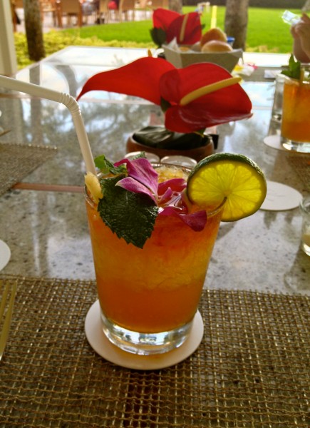 Delicious Mai Tai on Waikiki beach Mai Tai at Halekulani