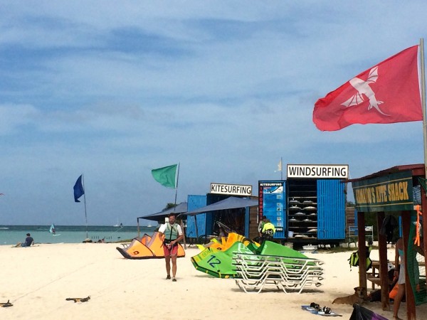 Aruba wind-surfing and kite-surfing