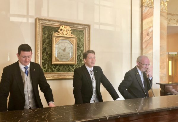 The concierge team at The Dorchester