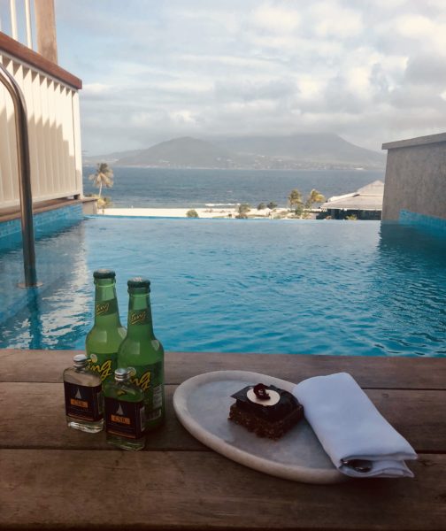 Plunge pool in a Nevis Peak Suite