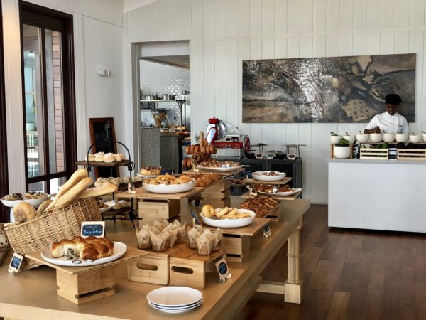 Park Hyatt St. Kitts buffet breakfast